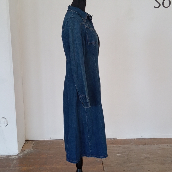 Vintage denim dress - Picture 13 of 14